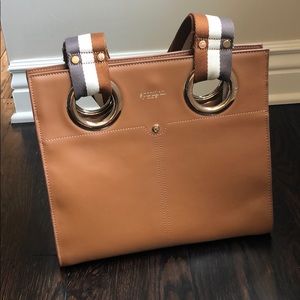 Leather spartina shoulder purse